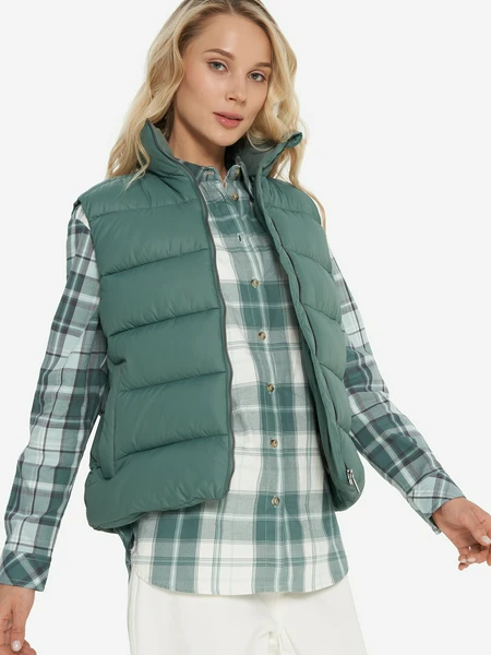 Жилет утепленный женский Outventure, зеленый, арт. 137835out-n2