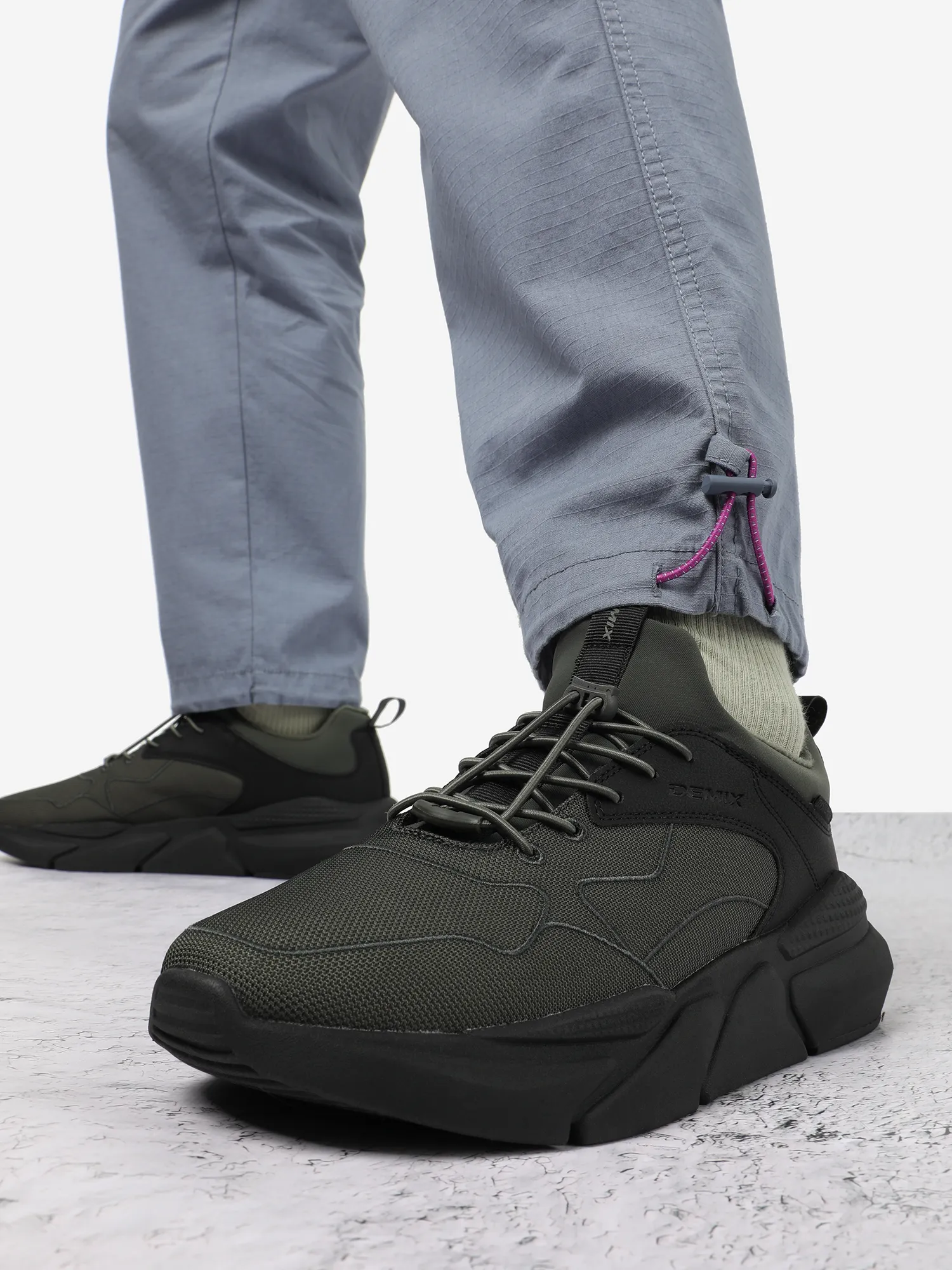 Кроссовки утепленные мужские Demix Sprinter Verse, зеленый, арт. 122426dmx-g4