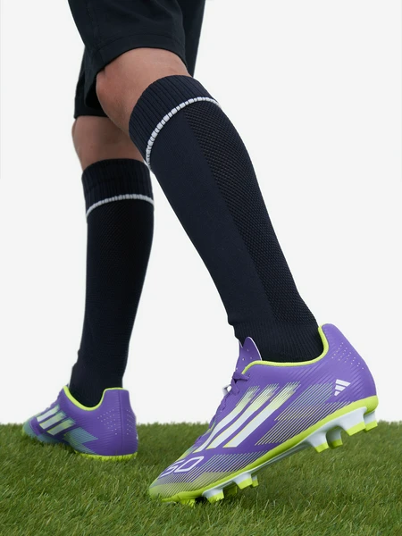 Бутсы для мальчиков adidas F50 Club, фиолетовый, арт. 18632