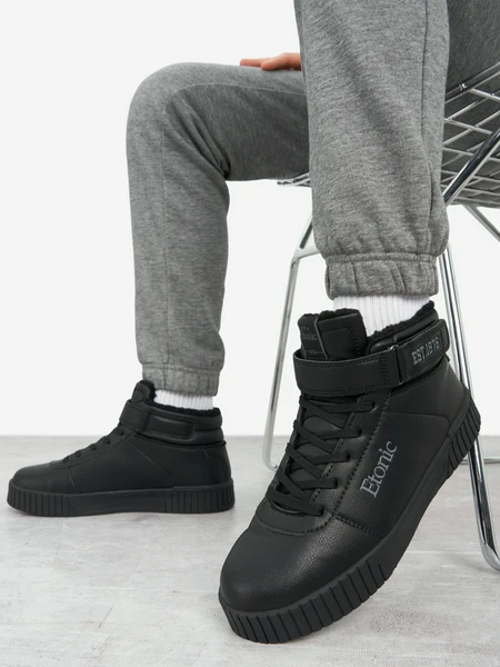 Кеды утепленные для мальчиков Etonic Street, черный, арт. 18650