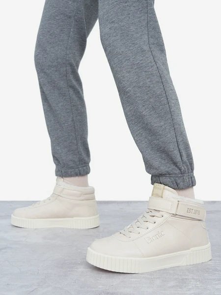 Кеды утепленные для девочек Etonic Street, бежевый, арт. 18651