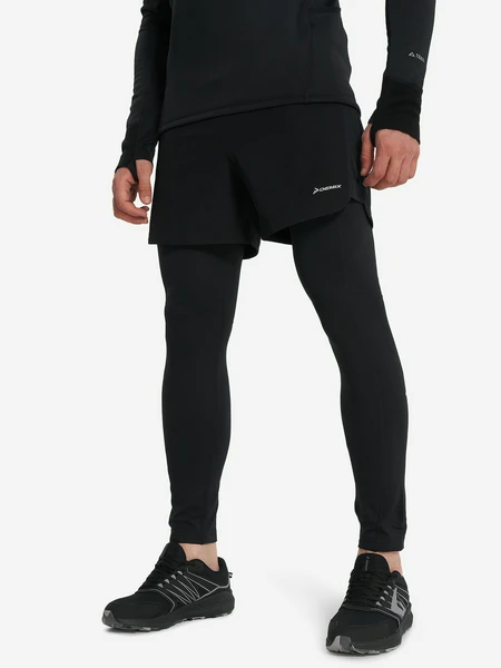 Тайтсы мужские Demix, черный, арт. 18697