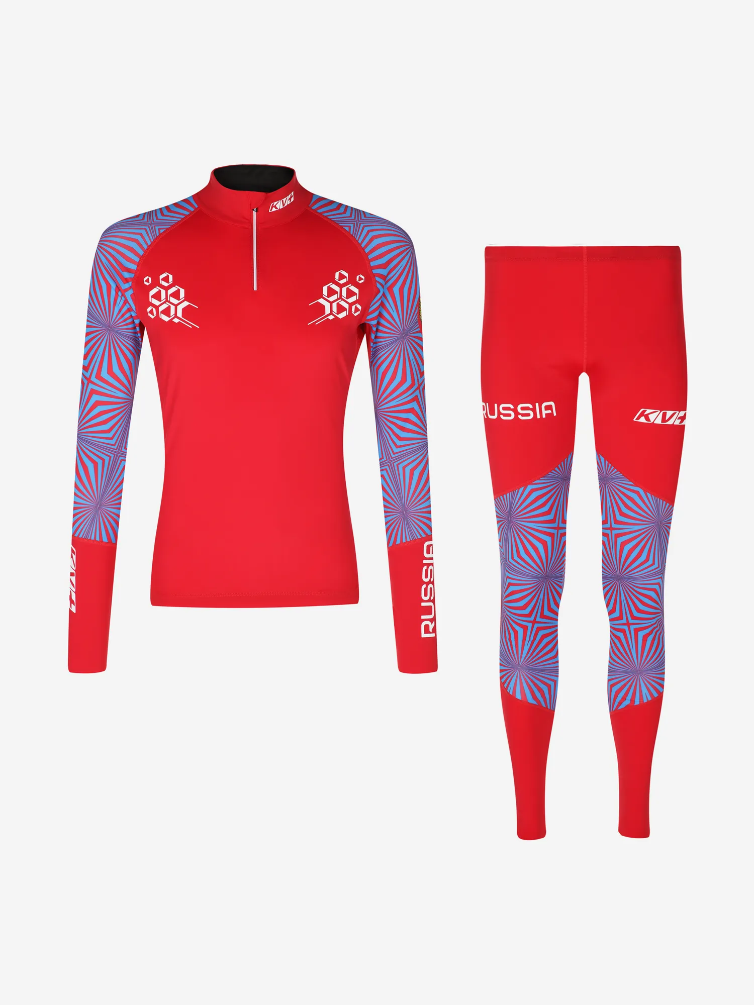 Костюм гоночный лыжный KV+ Lahti, красный, арт. 18705