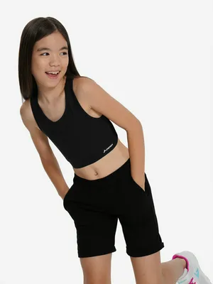 Топ бра спортивный для девочек Demix, черный, арт. 137948DMX-99