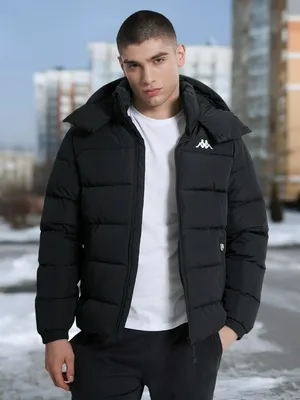 Пуховик Kappa Paffuta, черный, арт. 18713