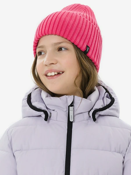 Шапка для девочек Lassie, розовый, арт. 18756