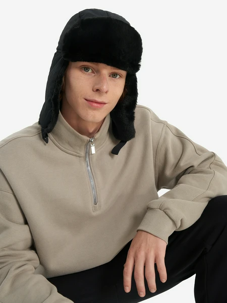 Шапка-ушанка, черный, арт. 137841kap-99