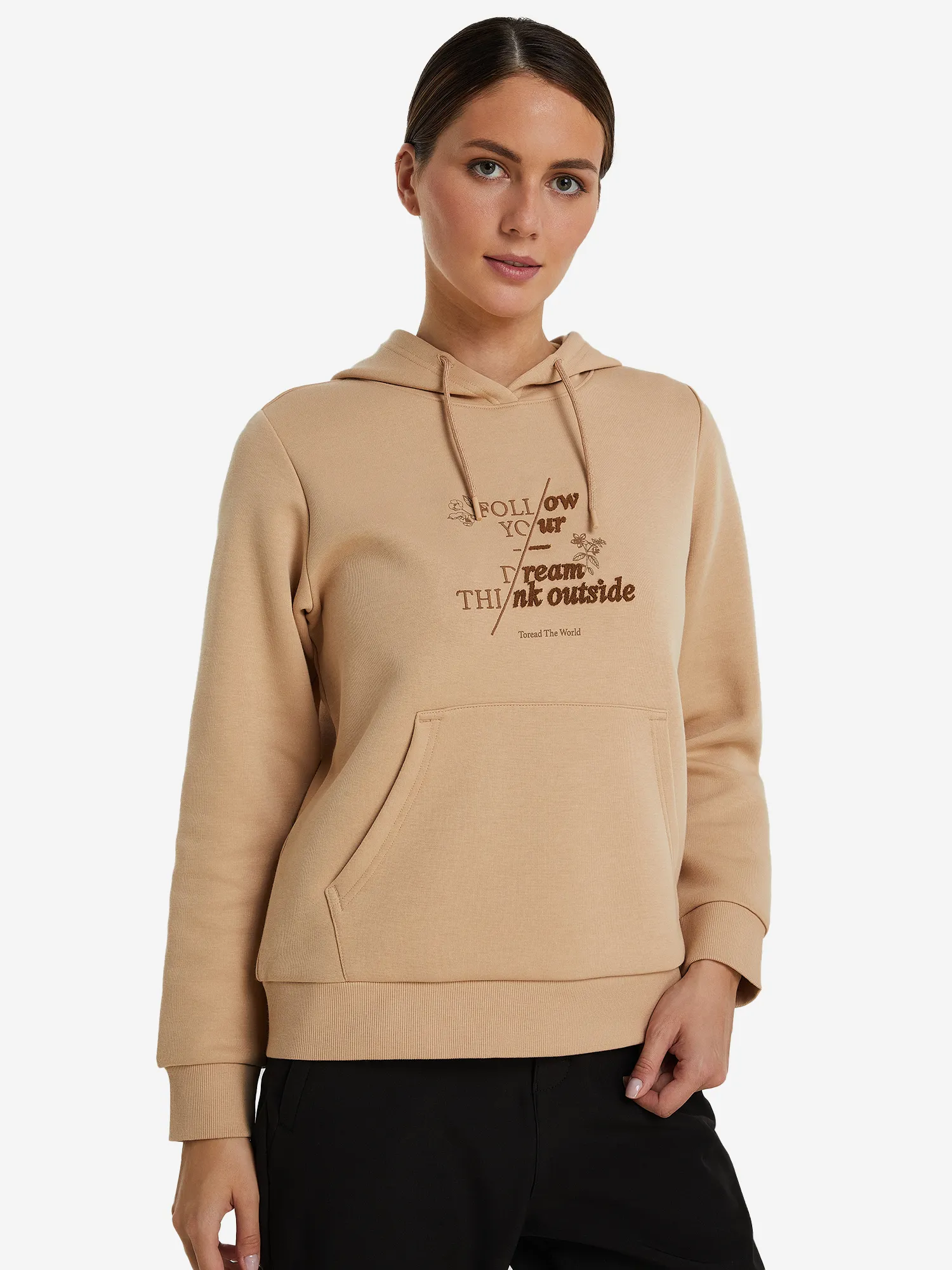 Худи женское Toread, бежевый, арт. tauual92552t3j-f90x