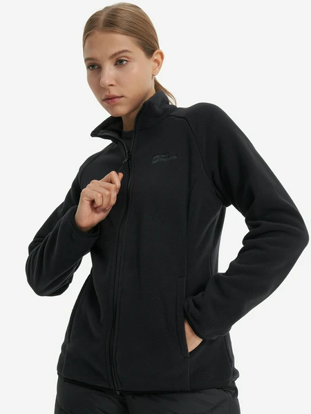 Джемпер флисовый Jack Wolfskin Moonrise, черный, арт. 1703883j01-6000