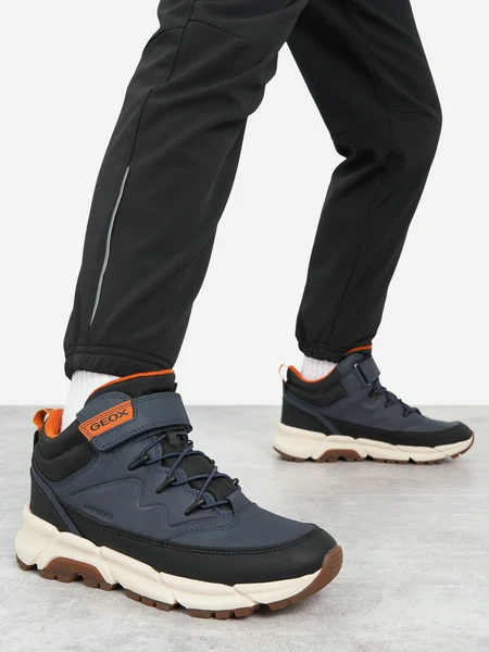 Ботинки утепленные для мальчиков Geox Flexyper Plus, синий, арт. 18784