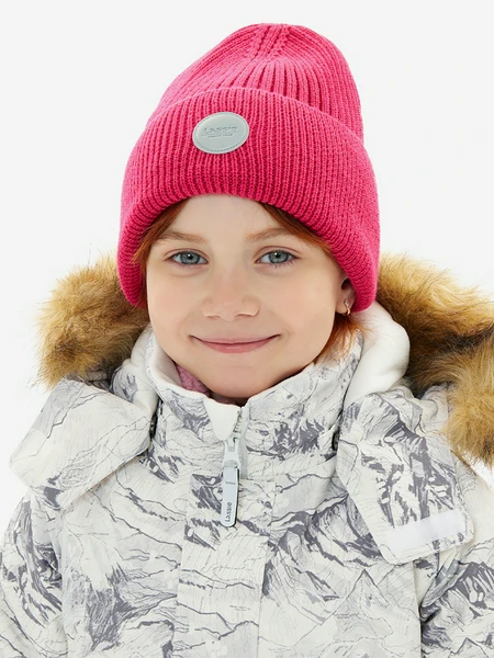 Шапка для девочек Lassie, красный, арт. 72305225l10-3690