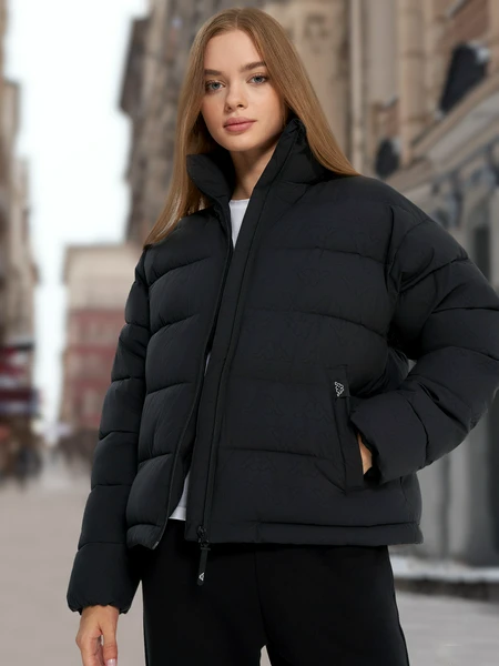 Пуховик женский Kappa De Omini, черный, арт. 18822