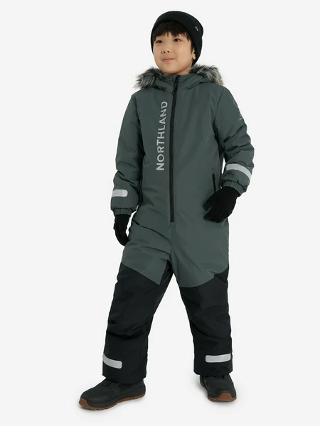 Комбинезон для мальчиков, серый, арт. 18866