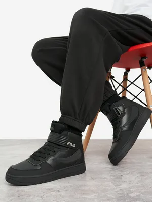 Кеды утепленные для мальчиков FILA High Fur, черный, арт. 134018FLA-99