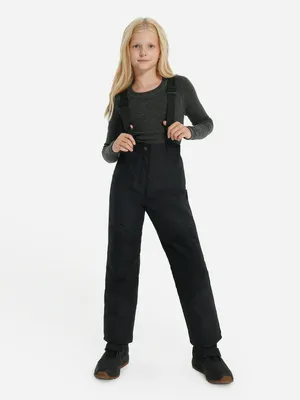 Брюки утепленные для девочек Outventure, черный, арт. 138945OUT-99