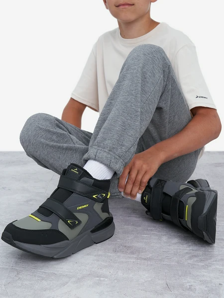 Кроссовки утепленные Demix Sprinter Verse Mid, зеленый, арт. 18882