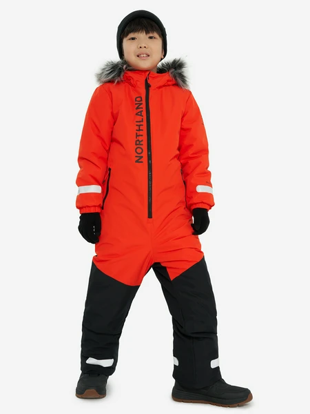Комбинезон для мальчиков Northland, красный, арт. 18890