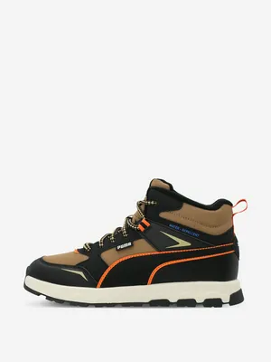 Утепленные детские кроссовки PUMA Evolve Trail WTR, коричневый, арт. 405738P0P-01