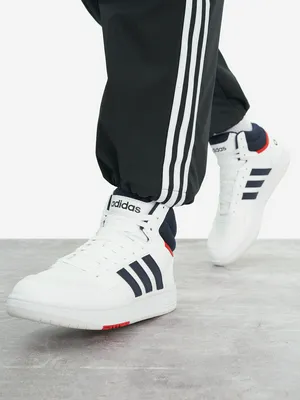 Кеды adidas Hoops 3.0 Mid, белый, арт. GY5543A01