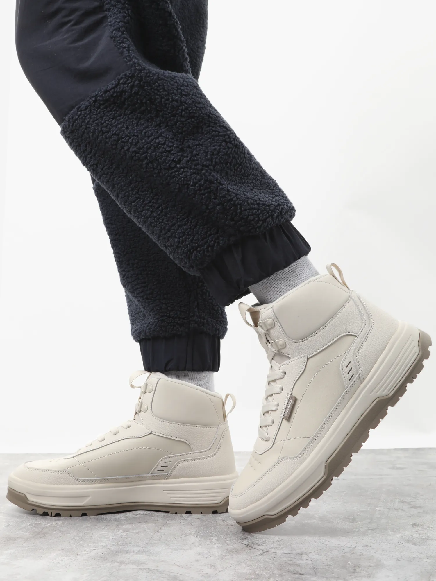 Кеды утепленные женские Demix Ultra Mid, бежевый, арт. 122529dmx-01