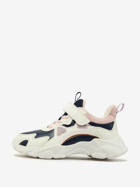 Кроссовки утепленные для девочек, белый, арт. 19115