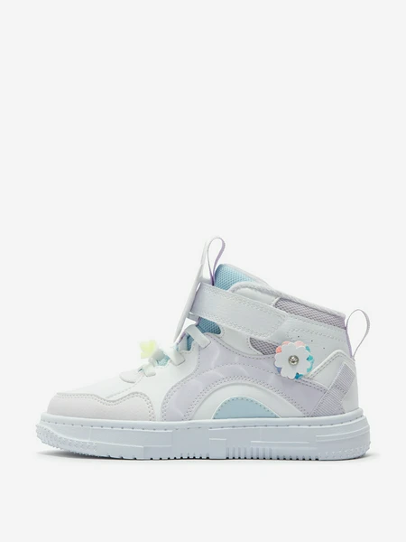 Утепленные кроссовки для девочек 361°, белый, арт. 19119