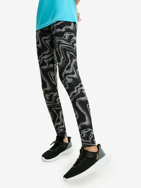 Легинсы Demix для девочек, черный, арт. 19147