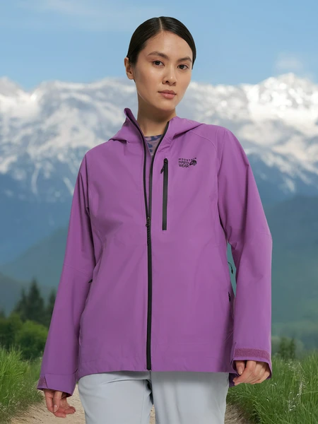 Куртка мембранная женская Mountain Hardwear Stretch Ozonic Jacket, фиолетовый, арт. 19156