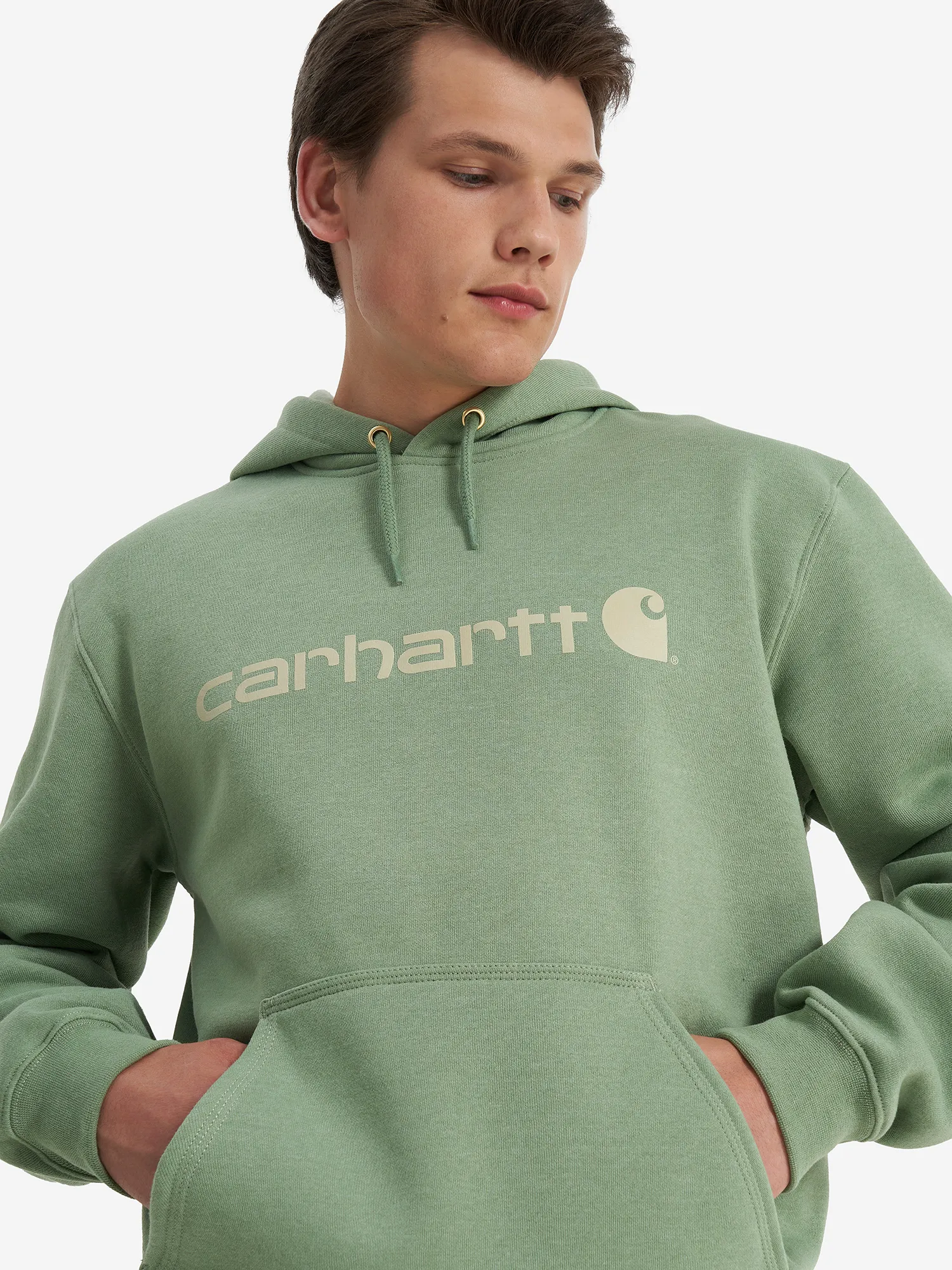 Худи Carhartt, зеленый, арт. 100074c2h-gf6