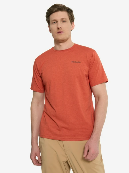 Футболка мужская Columbia Sun Trek Short Sleeve Tee, оранжевый, арт. 1931161clb-851