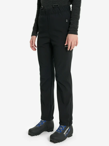 Брюки софтшелл для девочек Nordway, черный, арт. 132089ndw-99