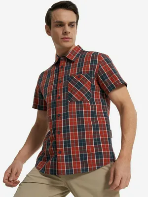 Рубашка с коротким рукавом Outventure, красный, арт. 134679out-h1