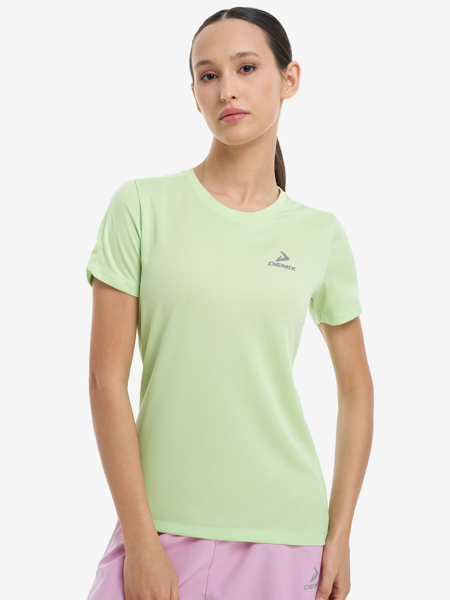 Футболка женская Demix, зеленый, арт. 122325dmx-71