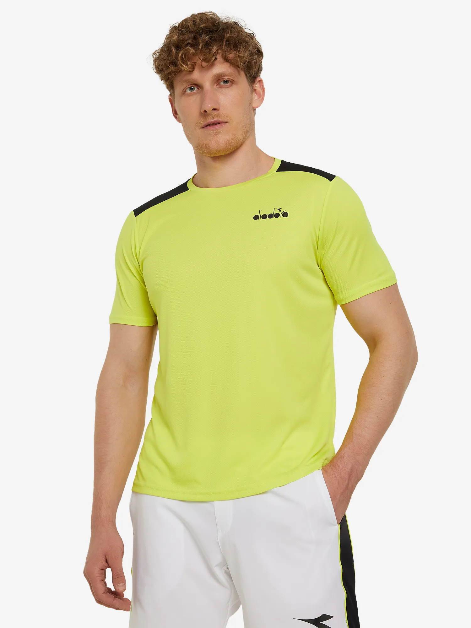 Футболка мужская Diadora, зеленый, арт. dr102179130d07-35073