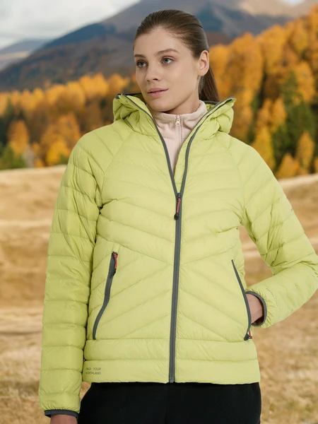 Пуховик женский Northland, зеленый, арт. 121251n16-g0