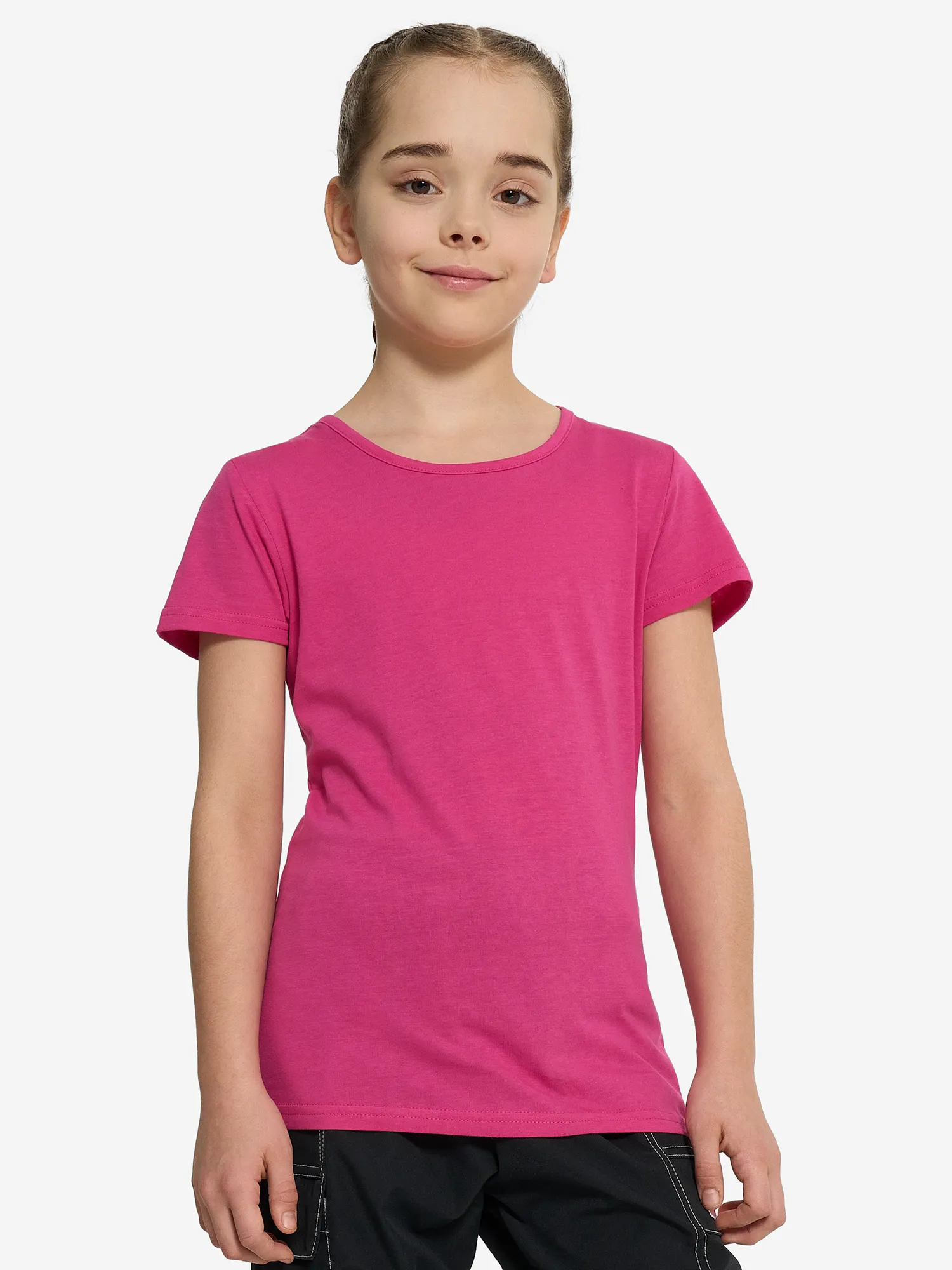 Футболка Demix для девочек, розовый, арт. 19291