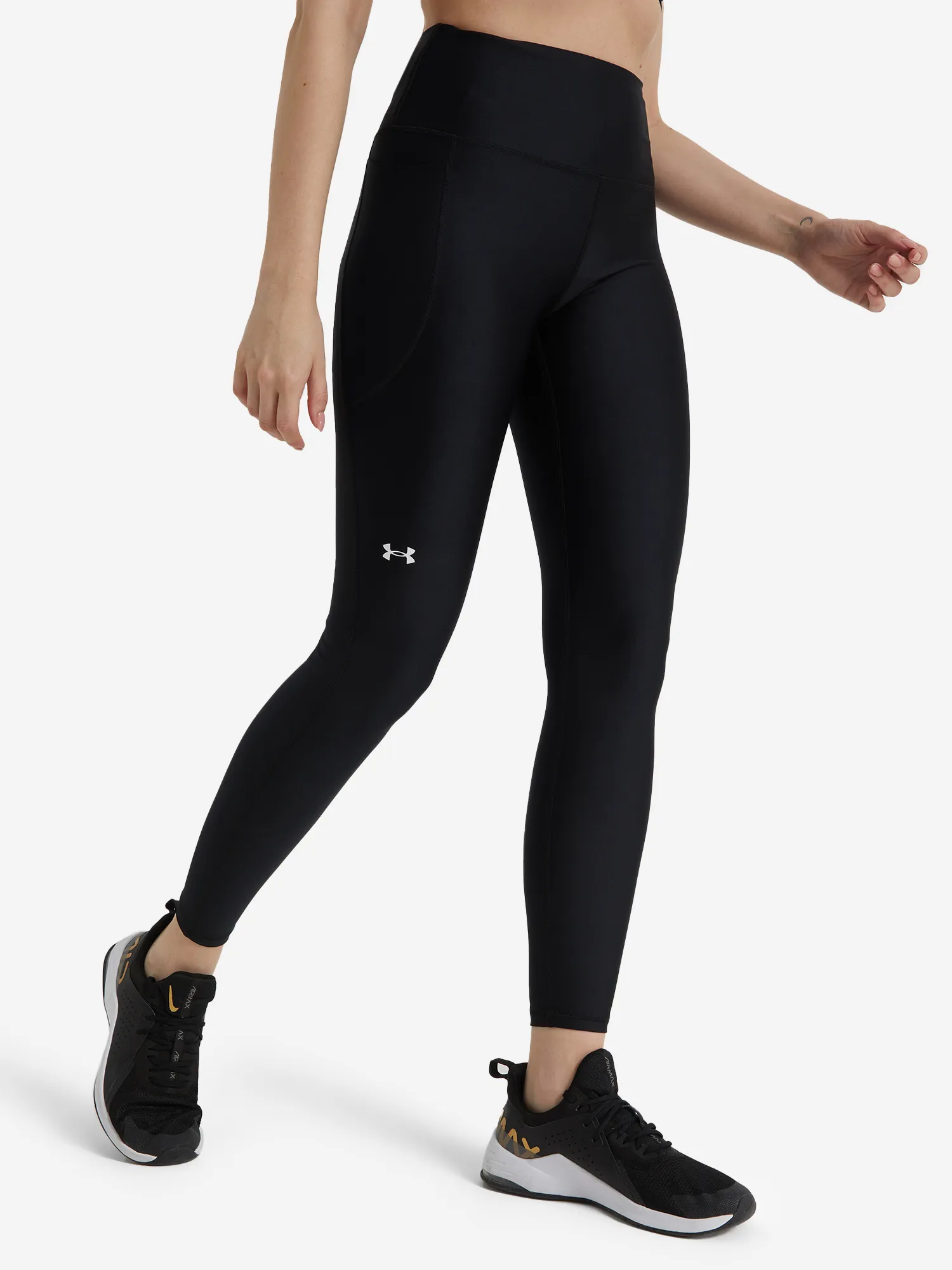 Легинсы Under Armour HiRise, черный, арт. 1365336u0f-001