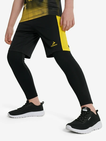 Тайтсы для мальчиков Demix, черный, арт. 19376