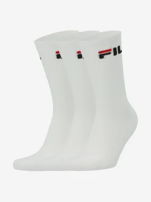 Носки FILA, 3 пары, белый, арт. 126641FLA-WB