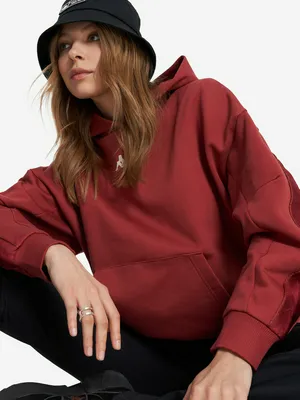 Худи женское, красный, арт. 131145