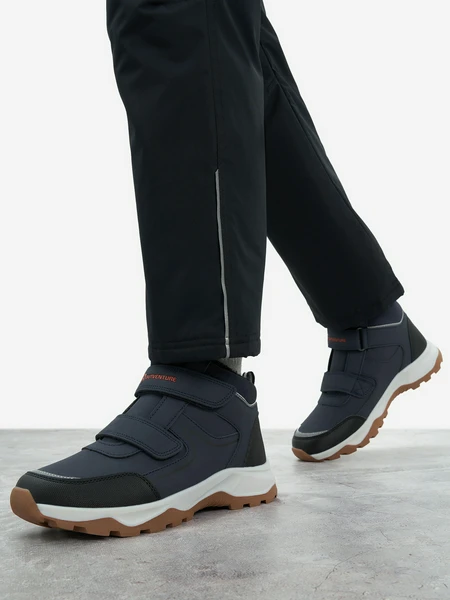 Ботинки утепленные для мальчиков Outventure Track Mid Fur 3.0, синий, арт. 133967out-z4