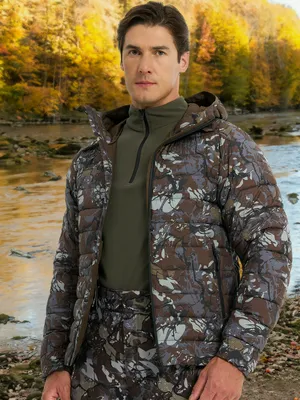 Пуховик Geotech, коричневый, арт. 130766g2p-f1