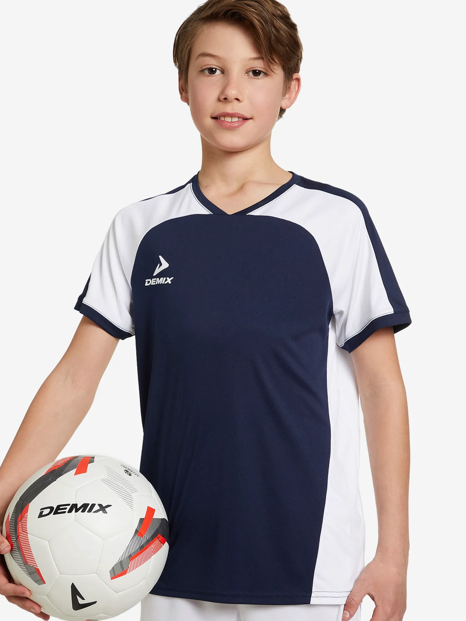 Футболка для мальчиков Demix League, синий, арт. 116890dmx-mw