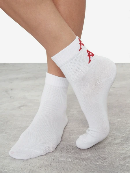 Носки Kappa, 2 пары, белый, арт. 116079kap-00