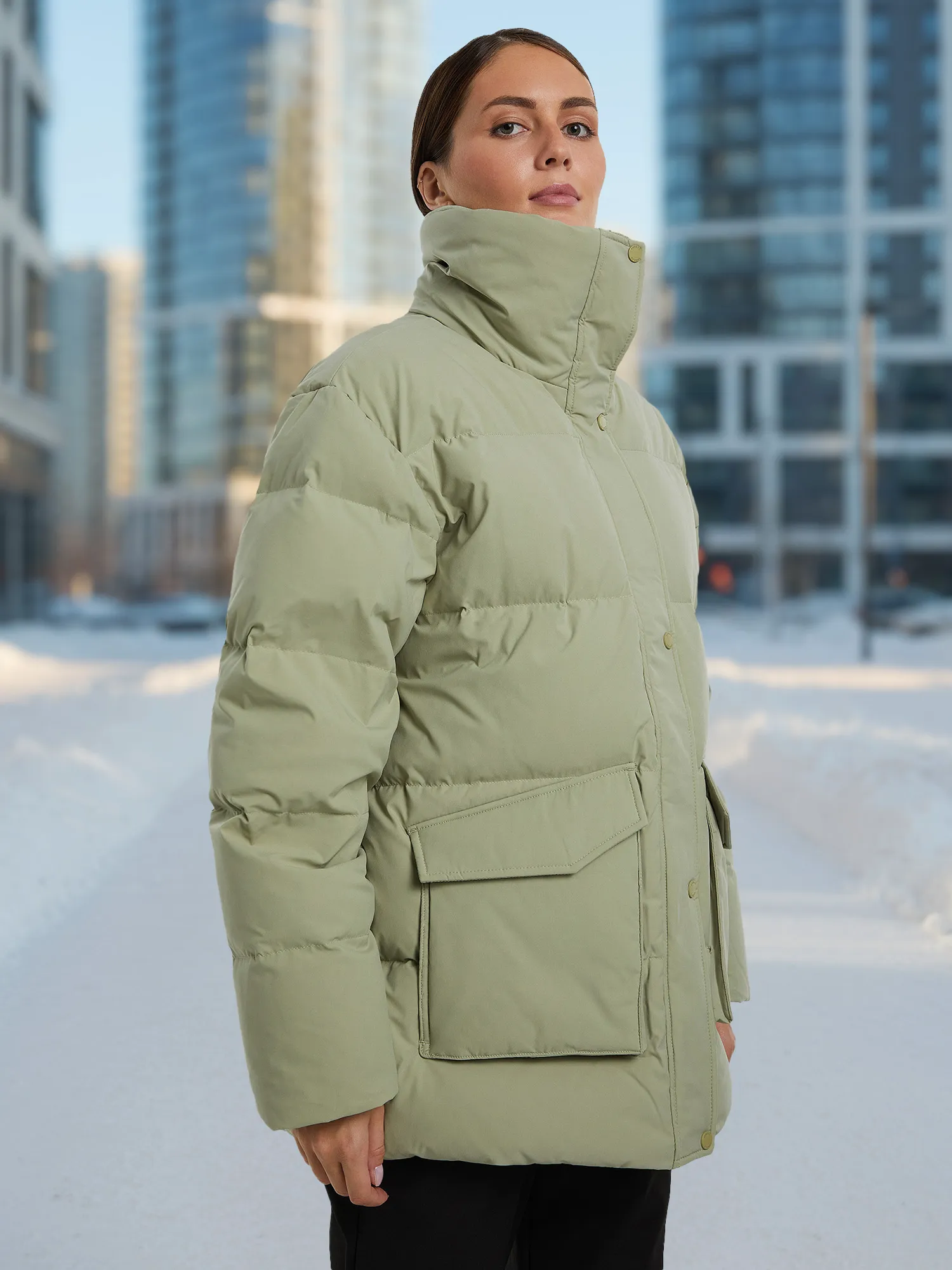 Пуховик женский Toread, зеленый, арт. taddal92628t3j-de7x