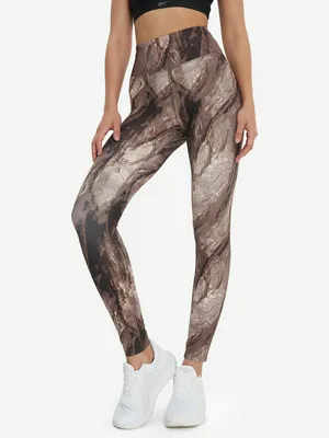 Легинсы женские Reebok, коричневый, арт. 100205575R00