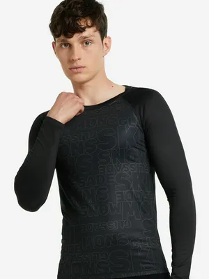 Термобелье верх мужское Glissade, черный, арт. 121817GSD-99