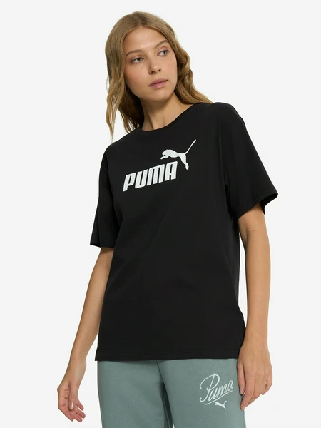 Футболка женская PUMA Ess No. 1 Logo Relaxed, черный, арт. 684970p0p-01