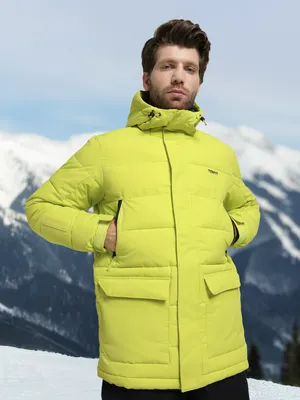 Мужской пуховик Termit, желтый, арт. 19604