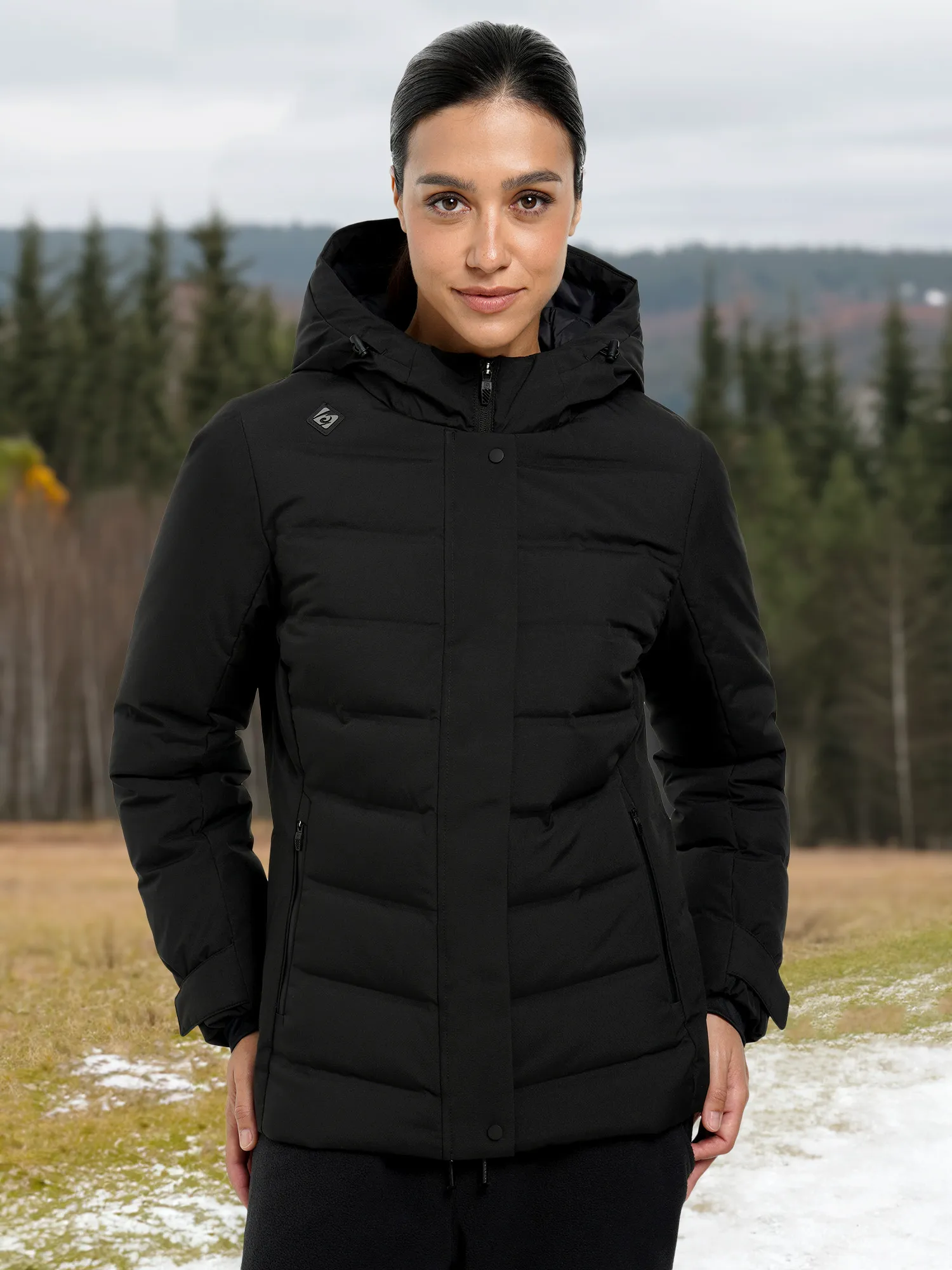 Пуховик женский Toread, черный, арт. taddal92260t3j-g01x